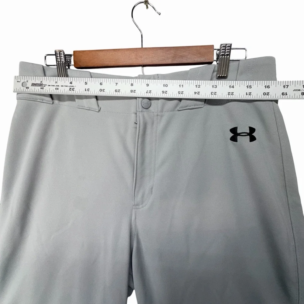 Under Armour Mens Baseball Pants Gray Athletic Training Sports Size‎ Large